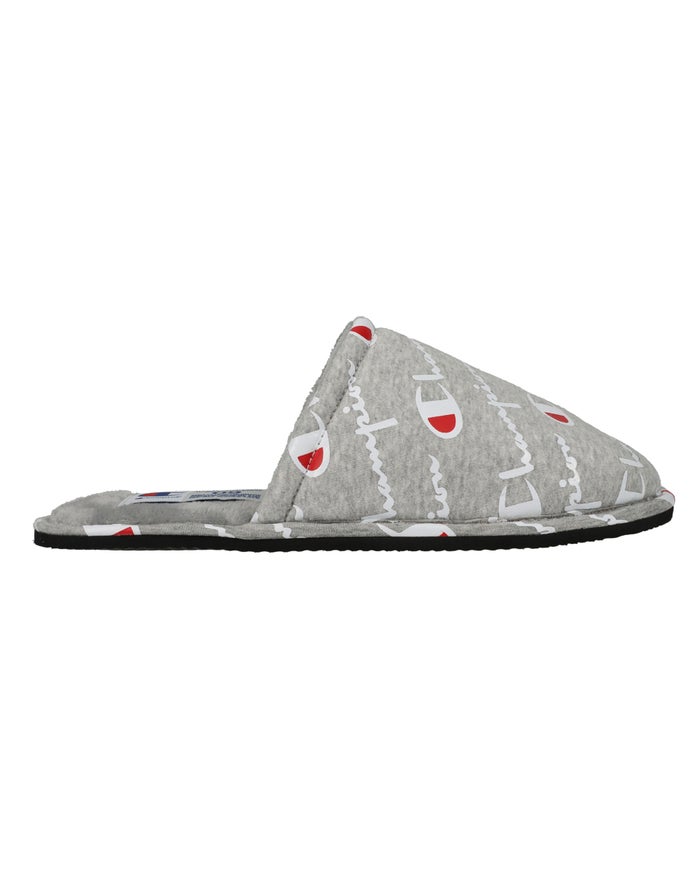 Pantuflas Champion Hombre - Sleepover ( Gris ) 1732684-BT